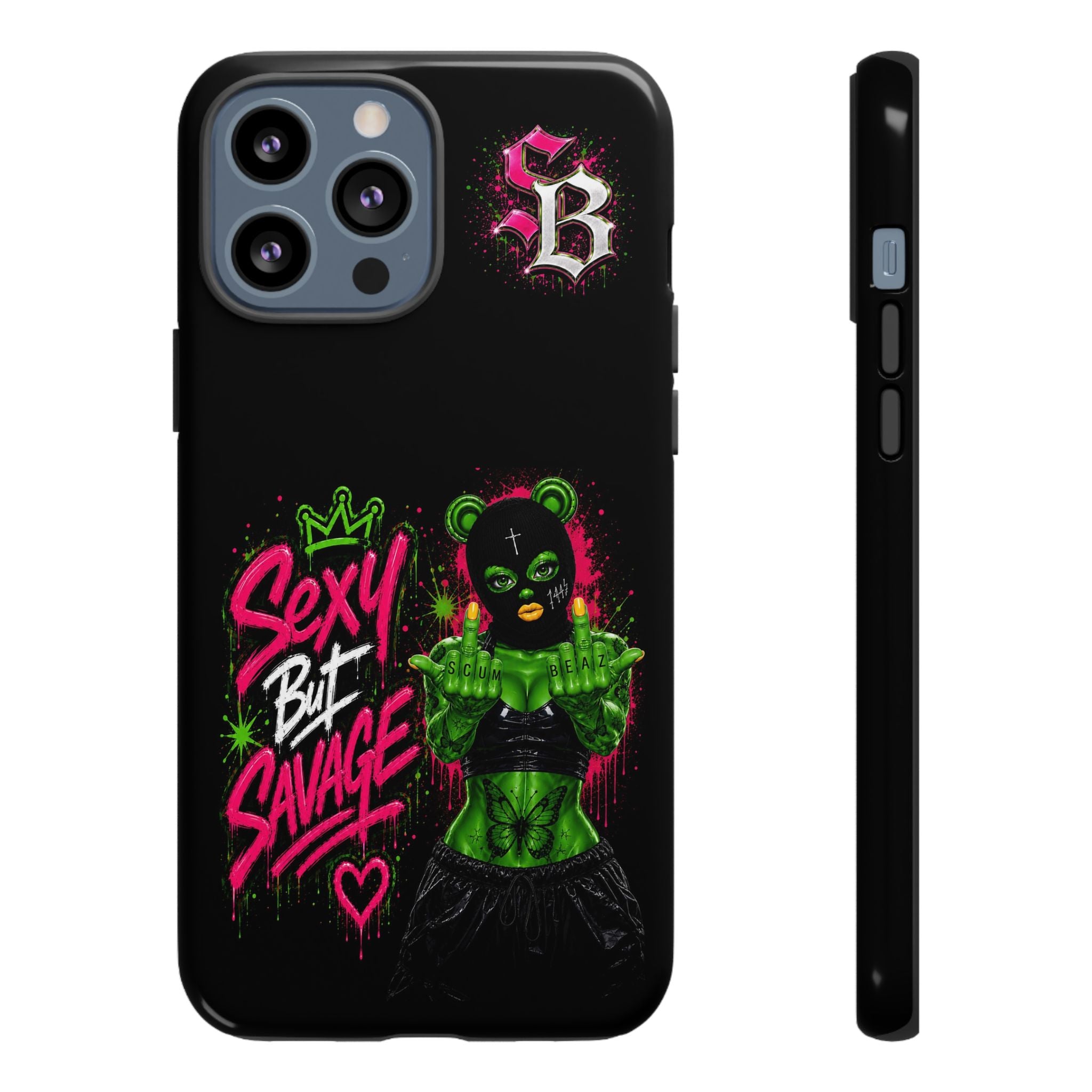 SCUMMIEBEARZ Sexy But Savage Green Remix Tough Cases