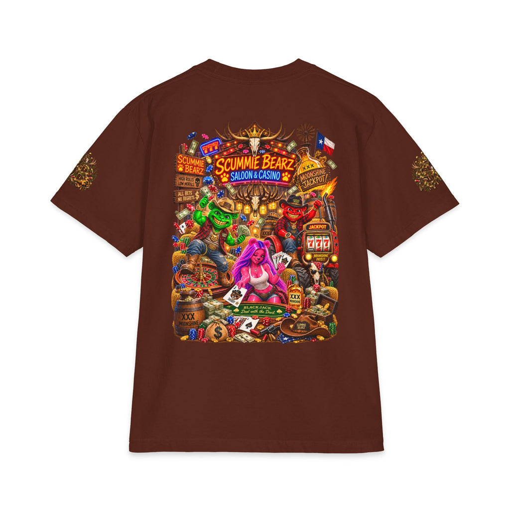 Saloon And Casino | SCUMMIEBEARZ™ Shaka Wear Heavyweight Tee