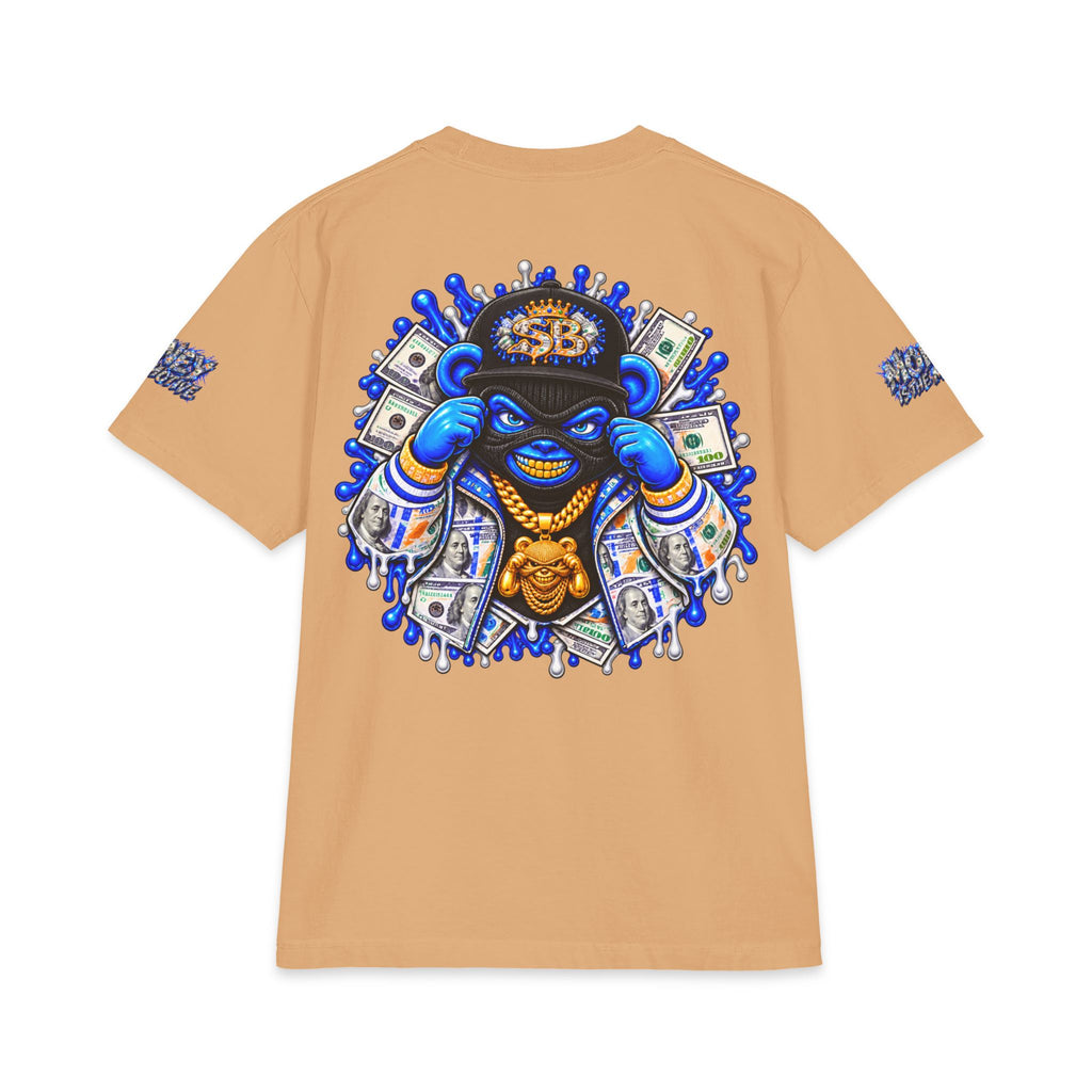 Money Is The Motive Gold Pendant | SCUMMIEBEARZ™ Shaka Wear Heavyweight Tee