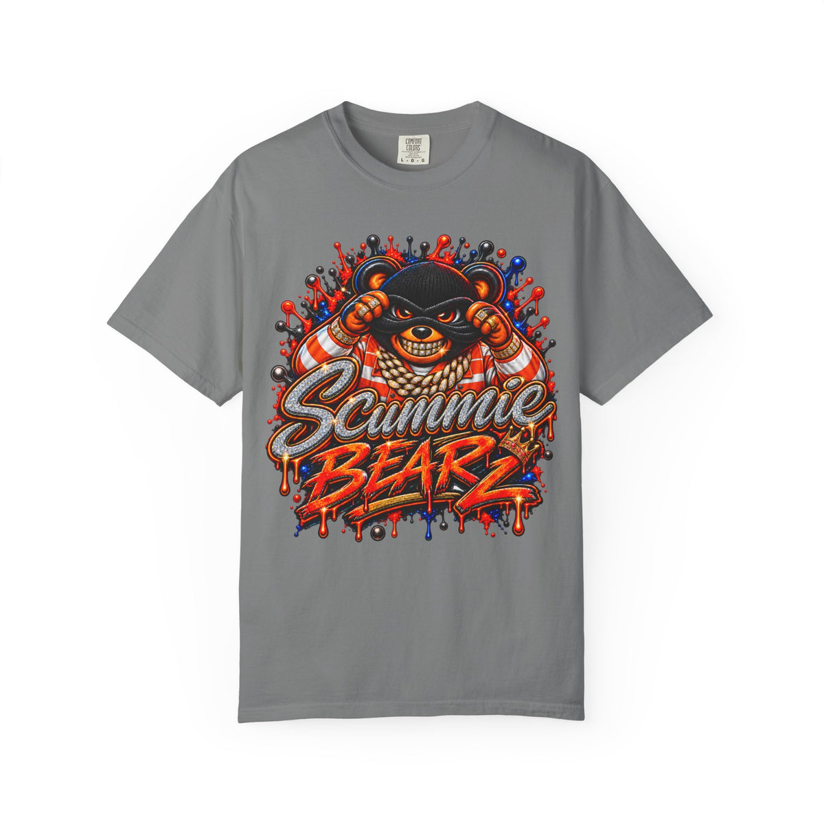 Unisex Garment-Dyed T-shirt- STRESS BOX-SCUMMIEBEARZ™️