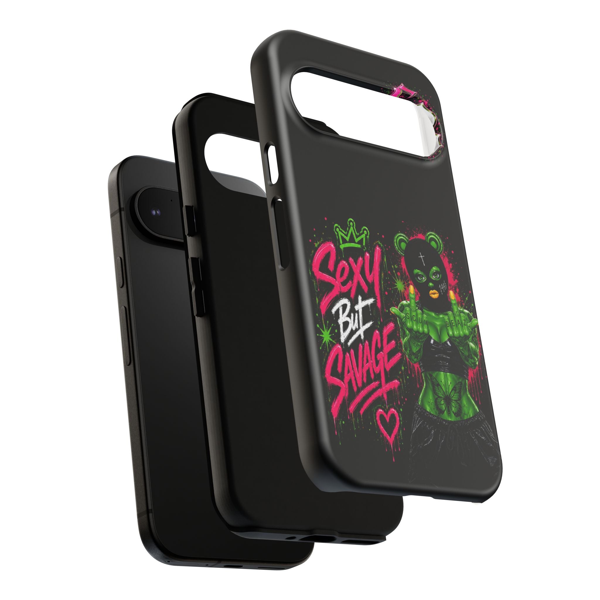 SCUMMIEBEARZ Sexy But Savage Green Remix Tough Cases