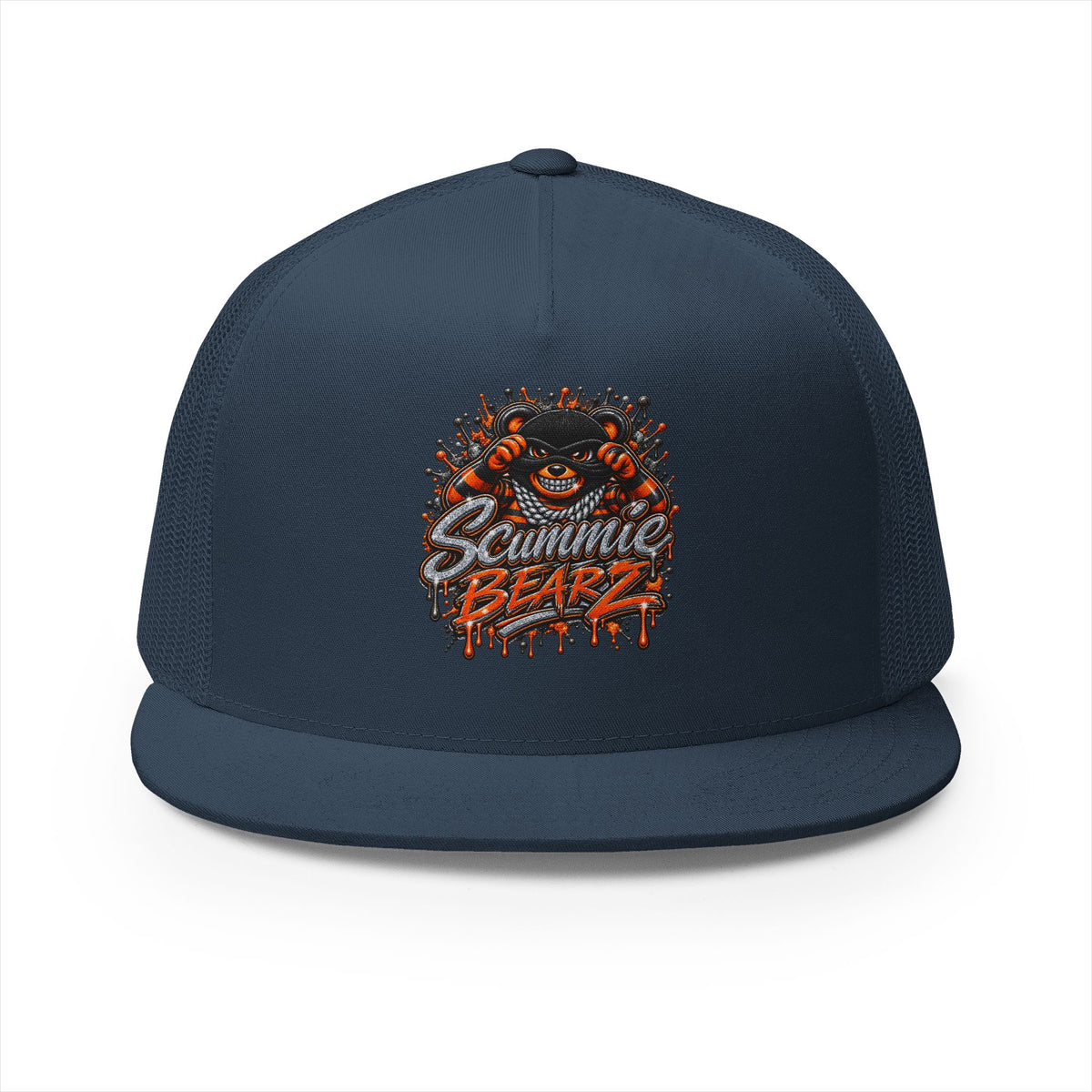 5 Panel Trucker Cap-LOCKED UP MASK LOGO-SCUMMIEBEARZ™