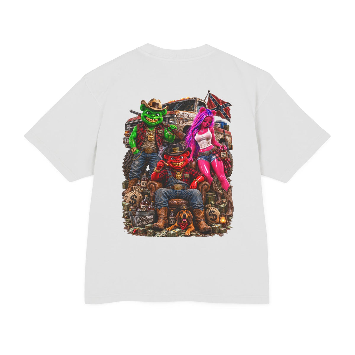 Unisex Urban Heavy Tee-HILLBILLY-SCUMMIEBEARZ™️