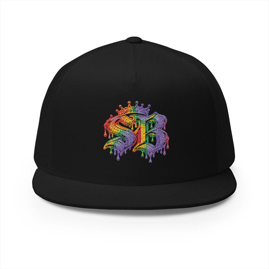 5 Panel Trucker Cap-RAINBOW SB LOGO-SCUMMIEBEARZ™️