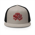5 Panel Trucker Cap-RED/SILVER SB LOGO-SCUMMIEBEARZ™