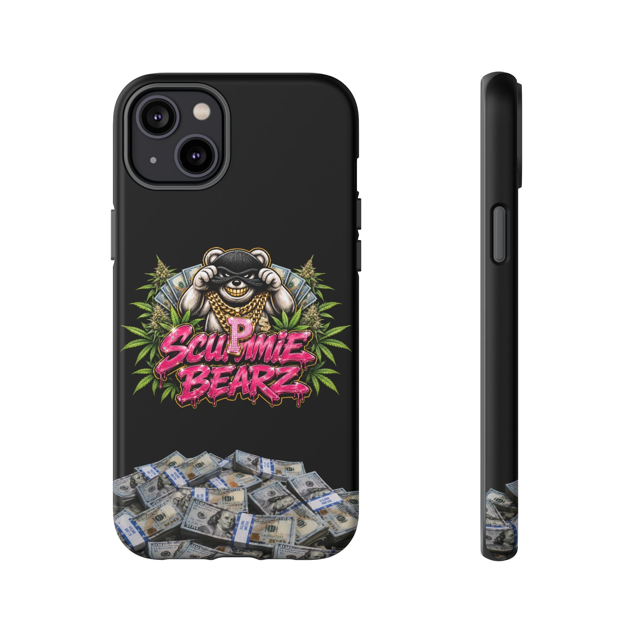 SCUMMIEBEARZ P.M.W. (P***y Money Weed) Logo Tough Cases