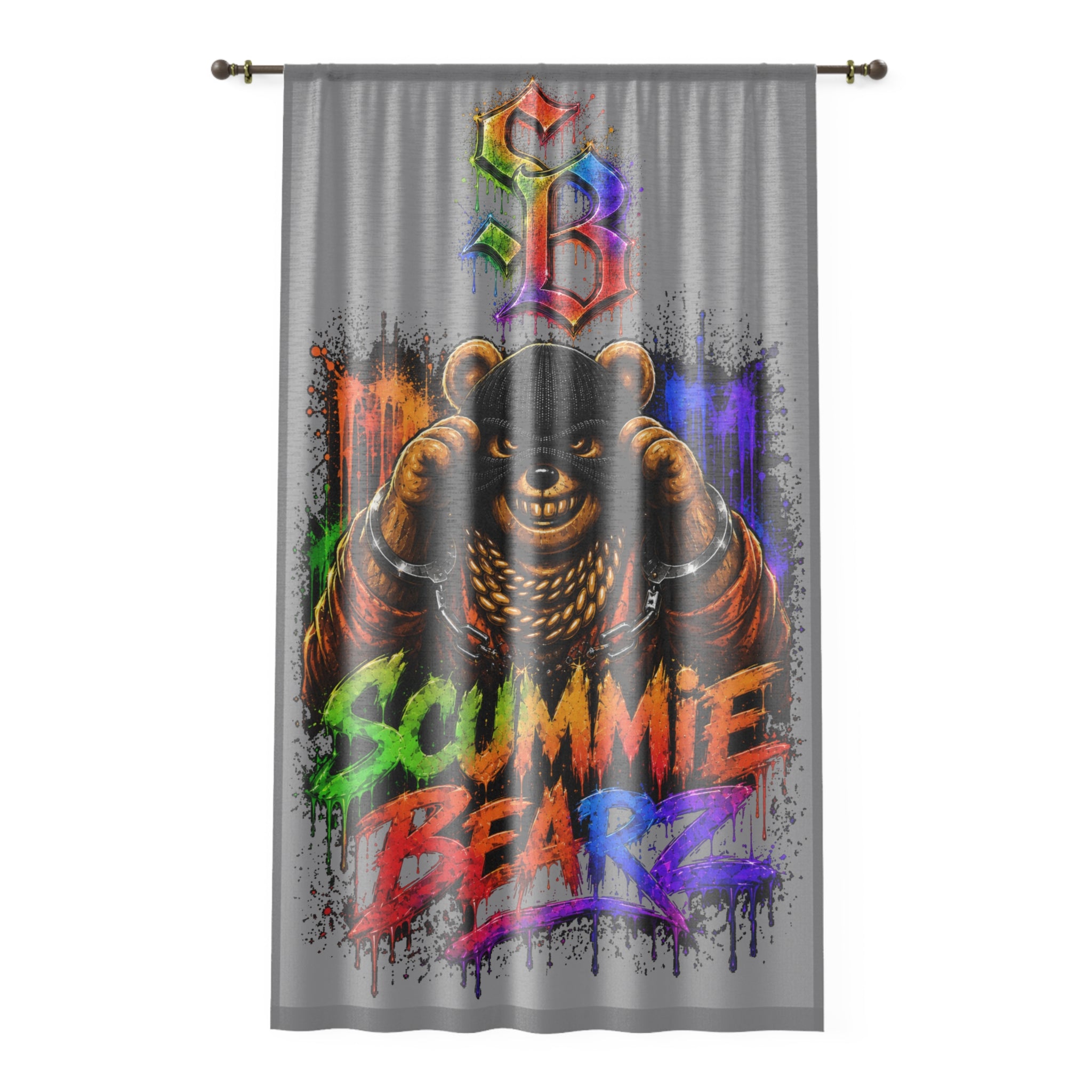 Window Curtain-Rainbow Logo-SCUMMIEBEARZ™