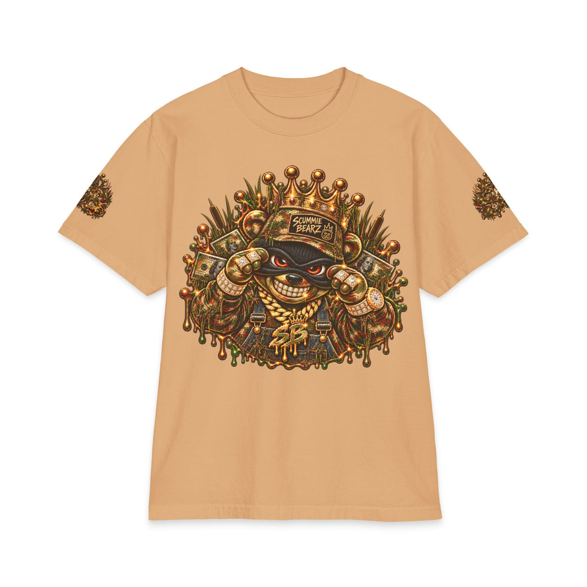 Saloon And Casino | SCUMMIEBEARZ™ Shaka Wear Heavyweight Tee