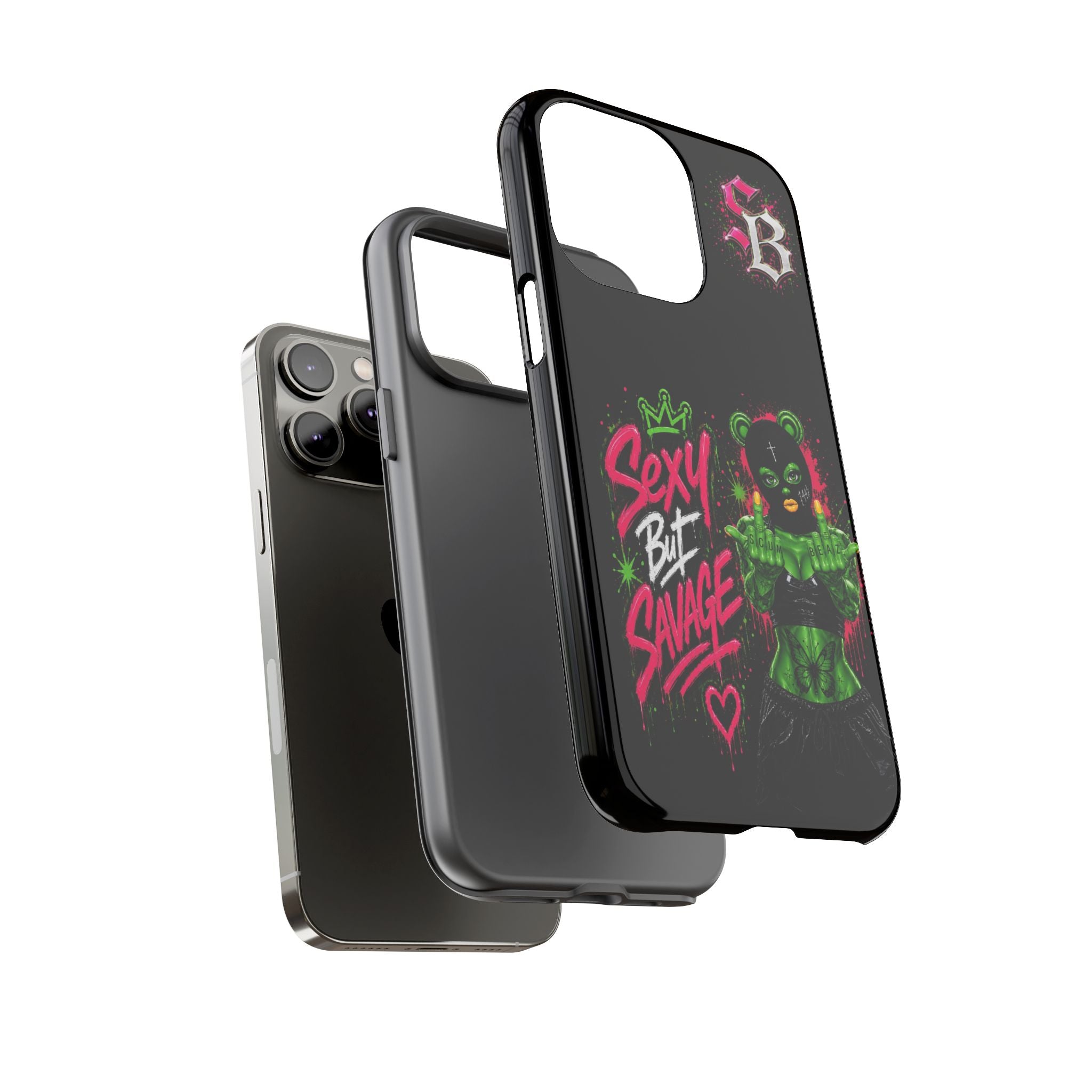 SCUMMIEBEARZ Sexy But Savage Green Remix Tough Cases