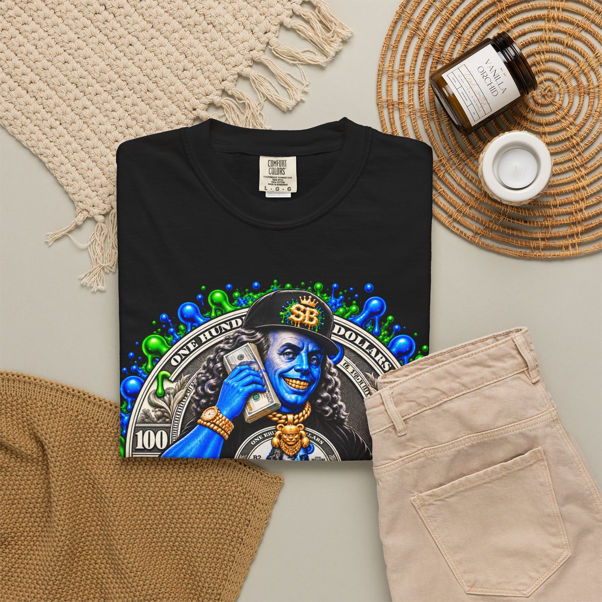 Comfort color 1717- "Paper Chaser" Graphic T-Shirt wha-SCUMMIEBEARZ™️