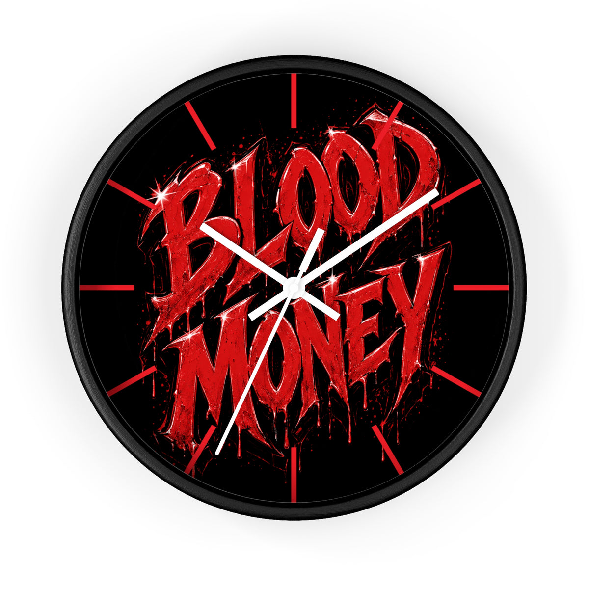 Wall Clock-BLOOD MONEY-SCUMMIEBEARZ™️