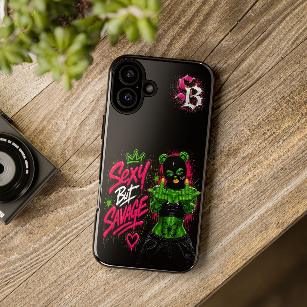 SCUMMIEBEARZ Sexy But Savage Green Remix Tough Cases