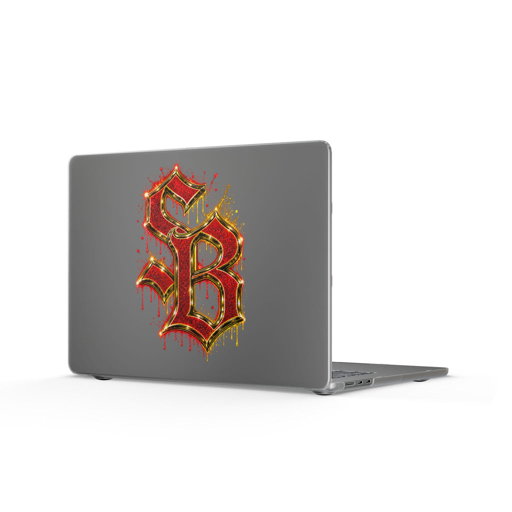Matte MacBook Cases-RED SB LOGO-SCUMMIEBEARZ™️