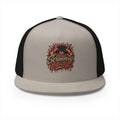 5 Panel Trucker Cap-RED/GOLD MASK LOGO-SCUMMIEBEARZ™