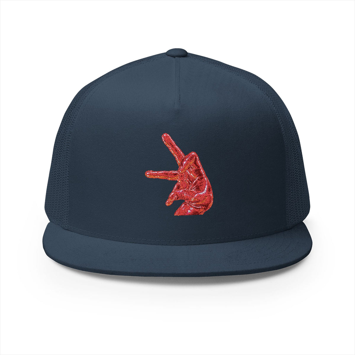 5 Panel Trucker Cap-BLOOD MONEY HAND LOGO-SCUMMIEBEARZ™️