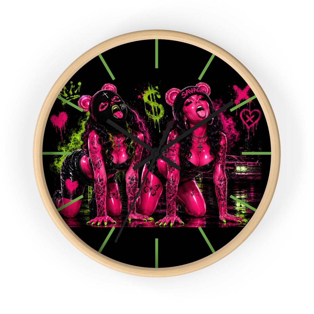 Wall Clock-Sexy But Savage Duo-SCUMMIEBEARZ™️