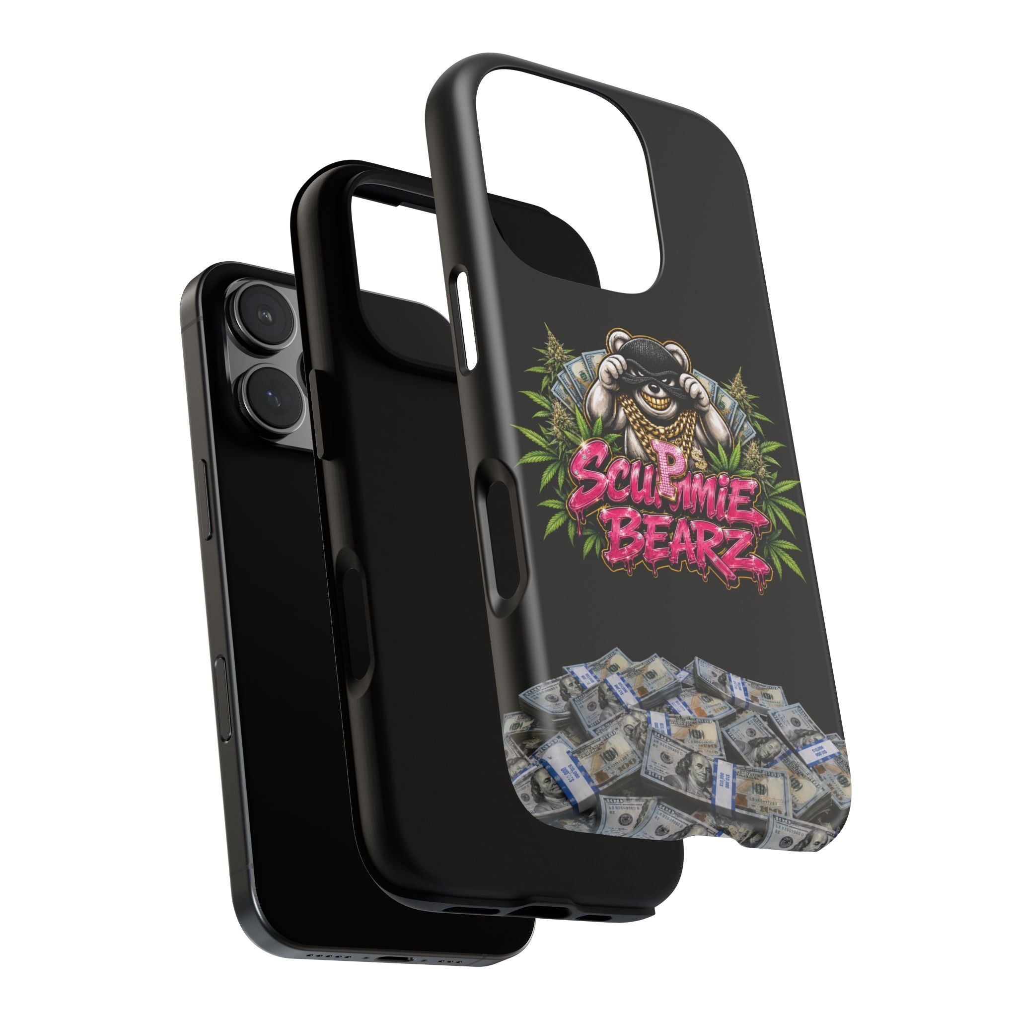 SCUMMIEBEARZ P.M.W. (P***y Money Weed) Logo Tough Cases