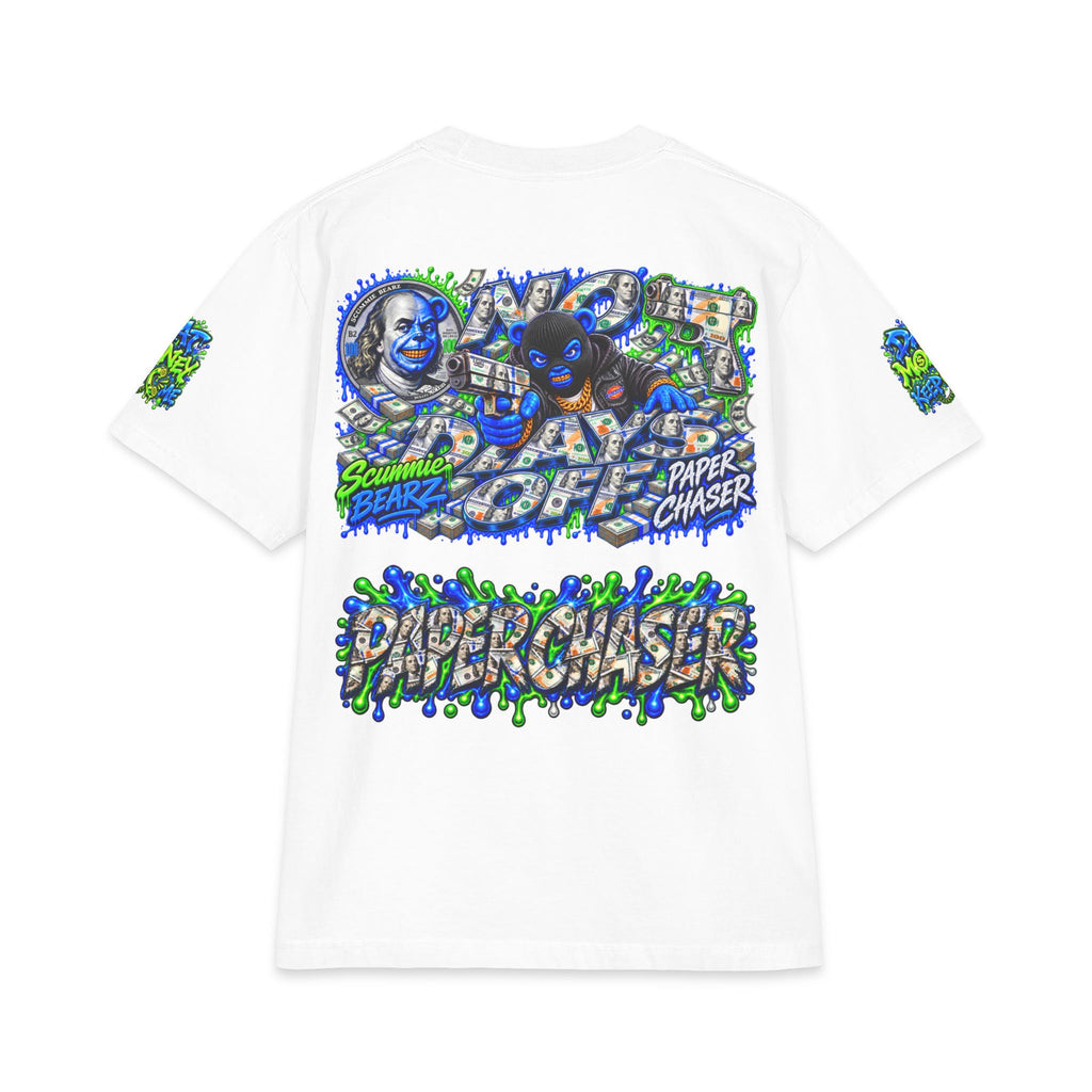 No Days Off Green Remix | SCUMMIEBEARZ™ Shaka Wear Heavyweight Tee