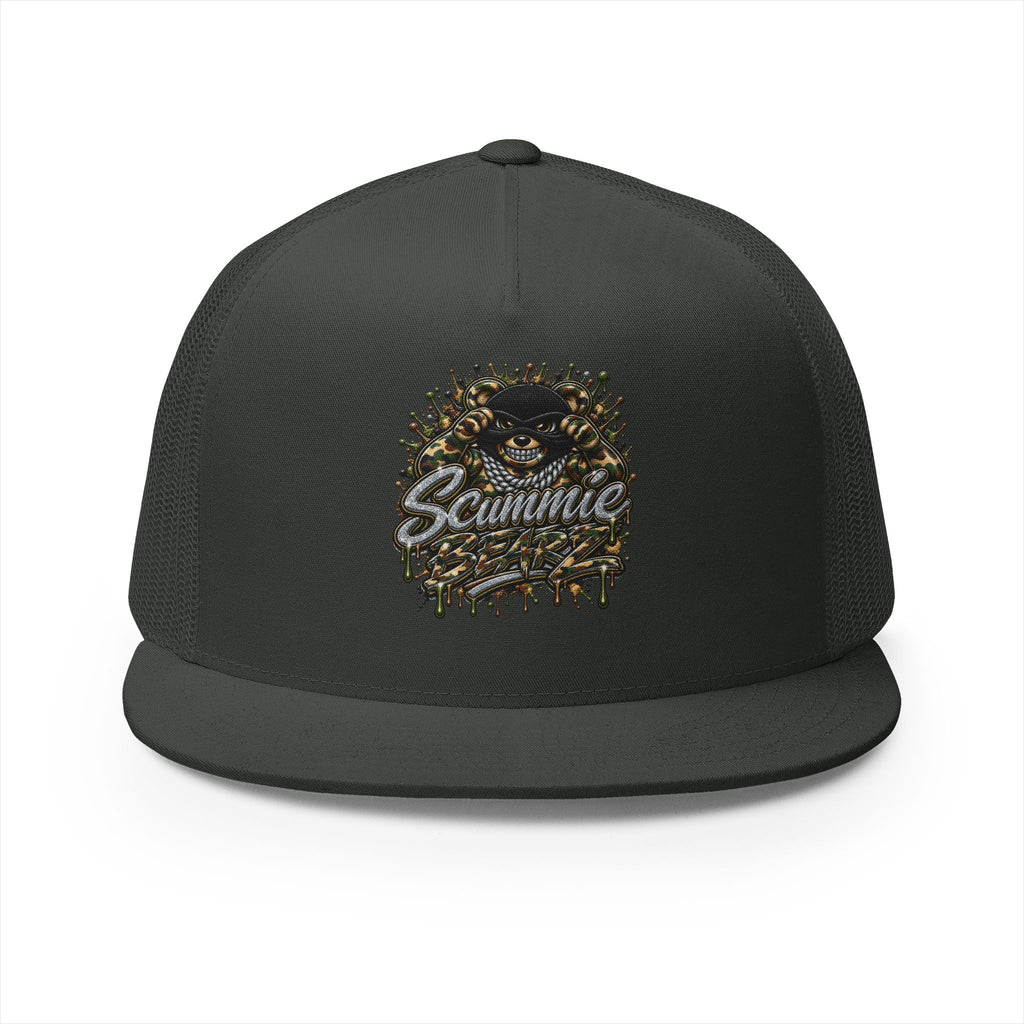 5 Panel Trucker CAP-CAMOUFLAGE MASK LOGO-SCUMMIEBEARZ™
