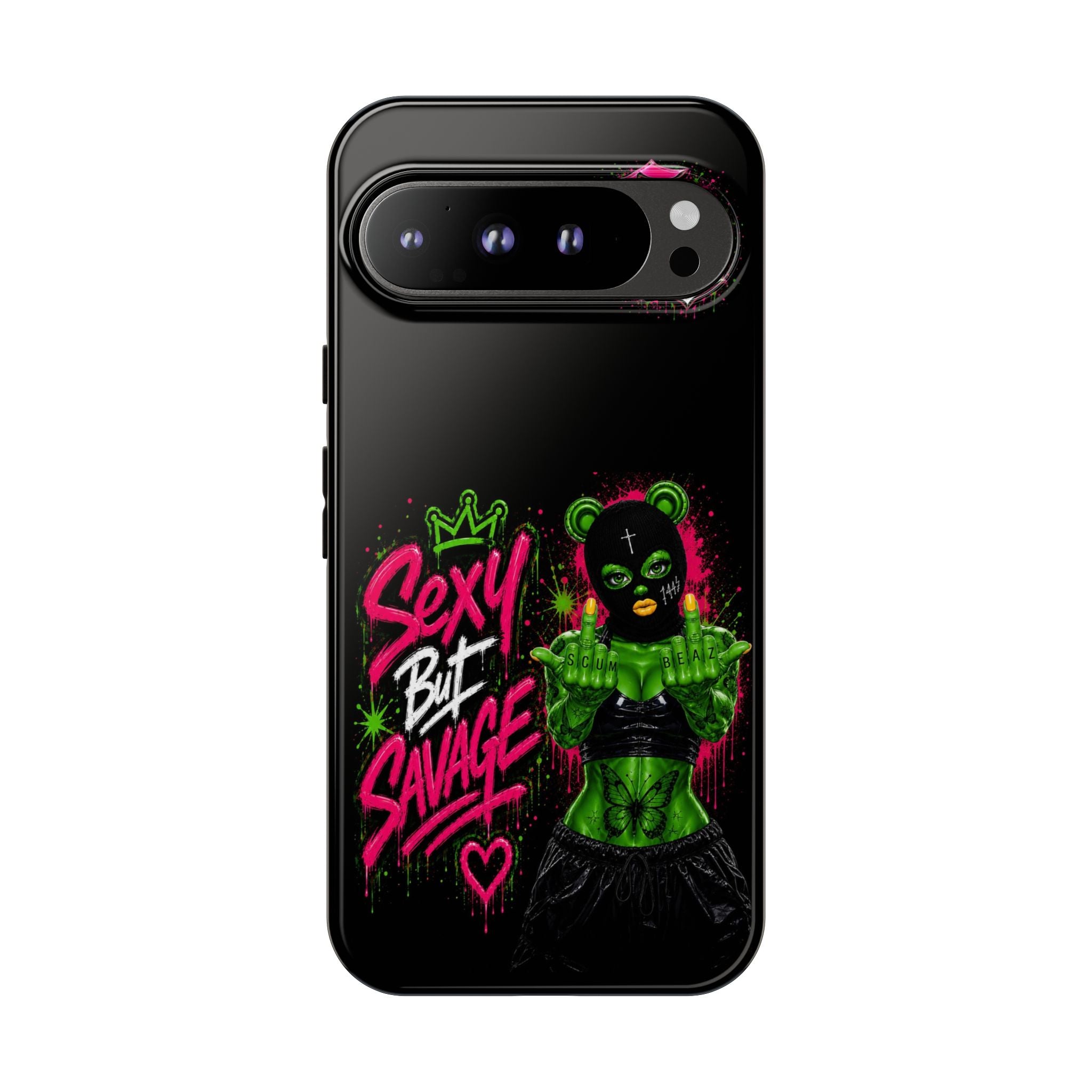 SCUMMIEBEARZ Sexy But Savage Green Remix Tough Cases
