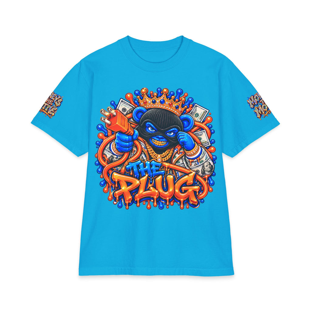 Unisex Max Heavyweight Short Sleeve-THE PLUG!!!-Scummiebearz™️