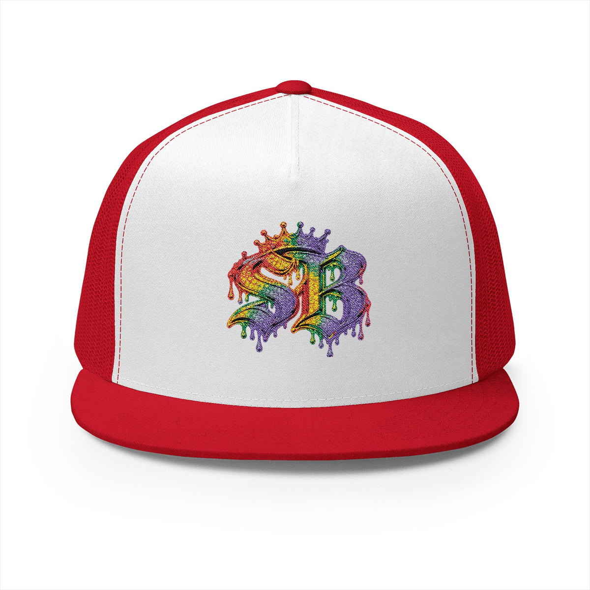 5 Panel Trucker Cap-RAINBOW SB LOGO-SCUMMIEBEARZ™️