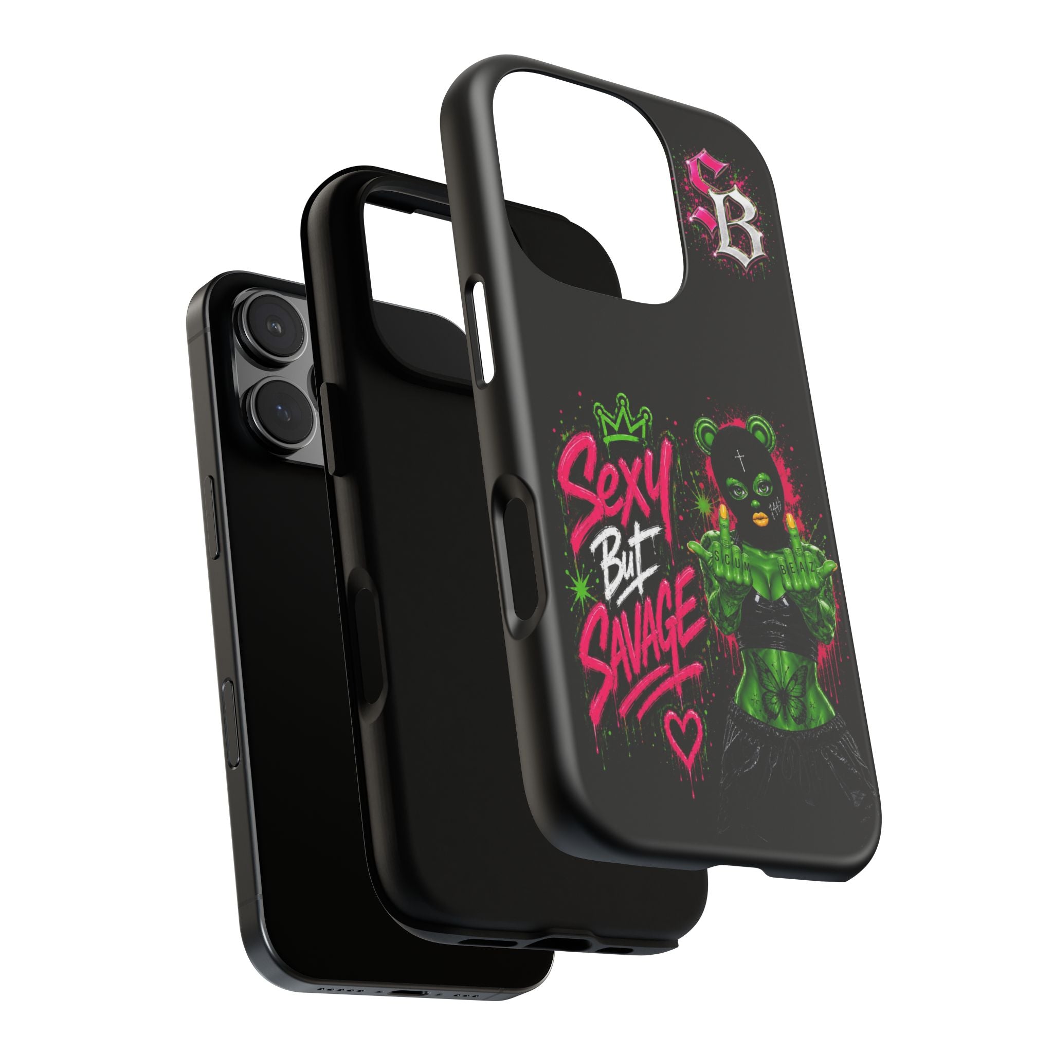 SCUMMIEBEARZ Sexy But Savage Green Remix Tough Cases