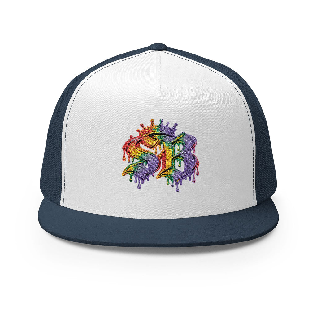 5 Panel Trucker Cap-RAINBOW SB LOGO-SCUMMIEBEARZ™️