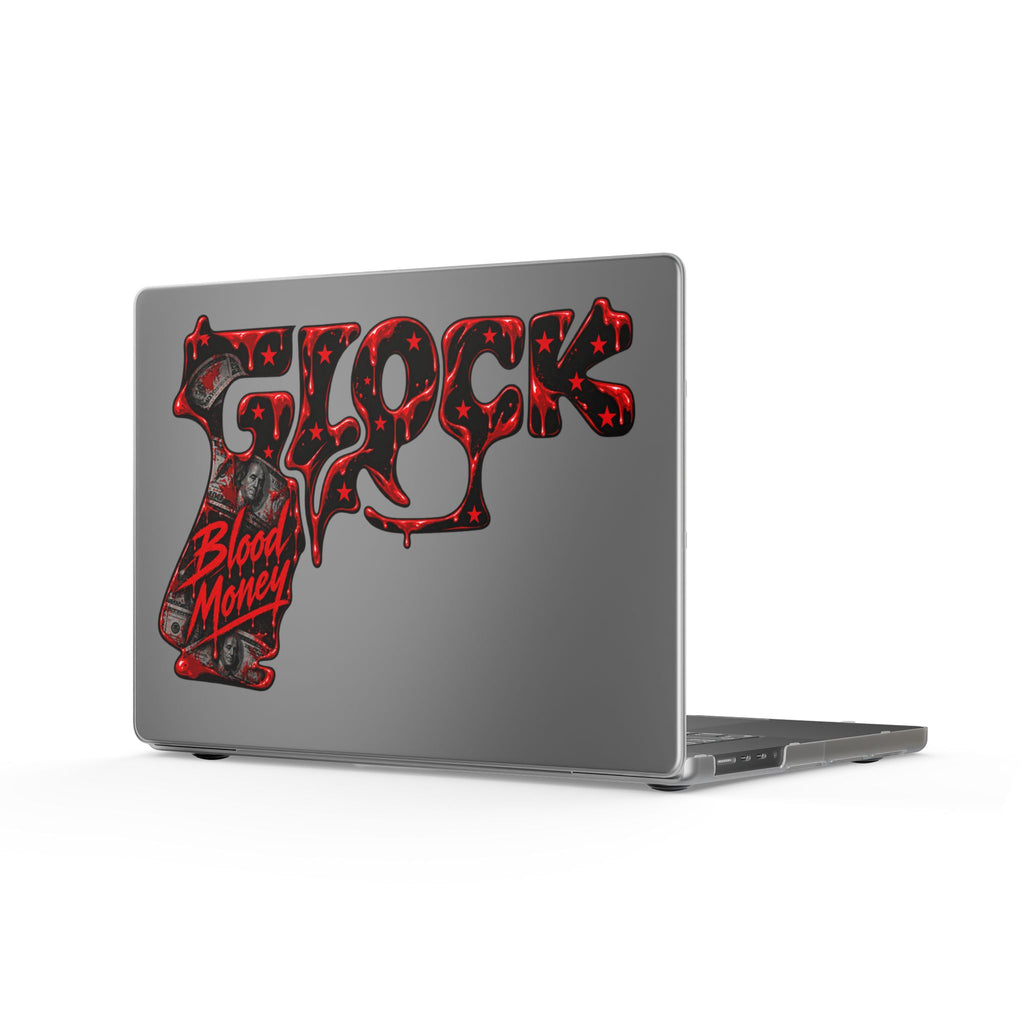 Matte MacBook Cases-BLOOD MONEY GLOCK-SCUMMIEBEARZ™️