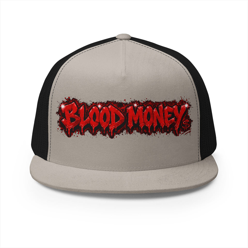 5 Panel Trucker Cap-BLOOD MONEY-SCUMMIEBEARZ™