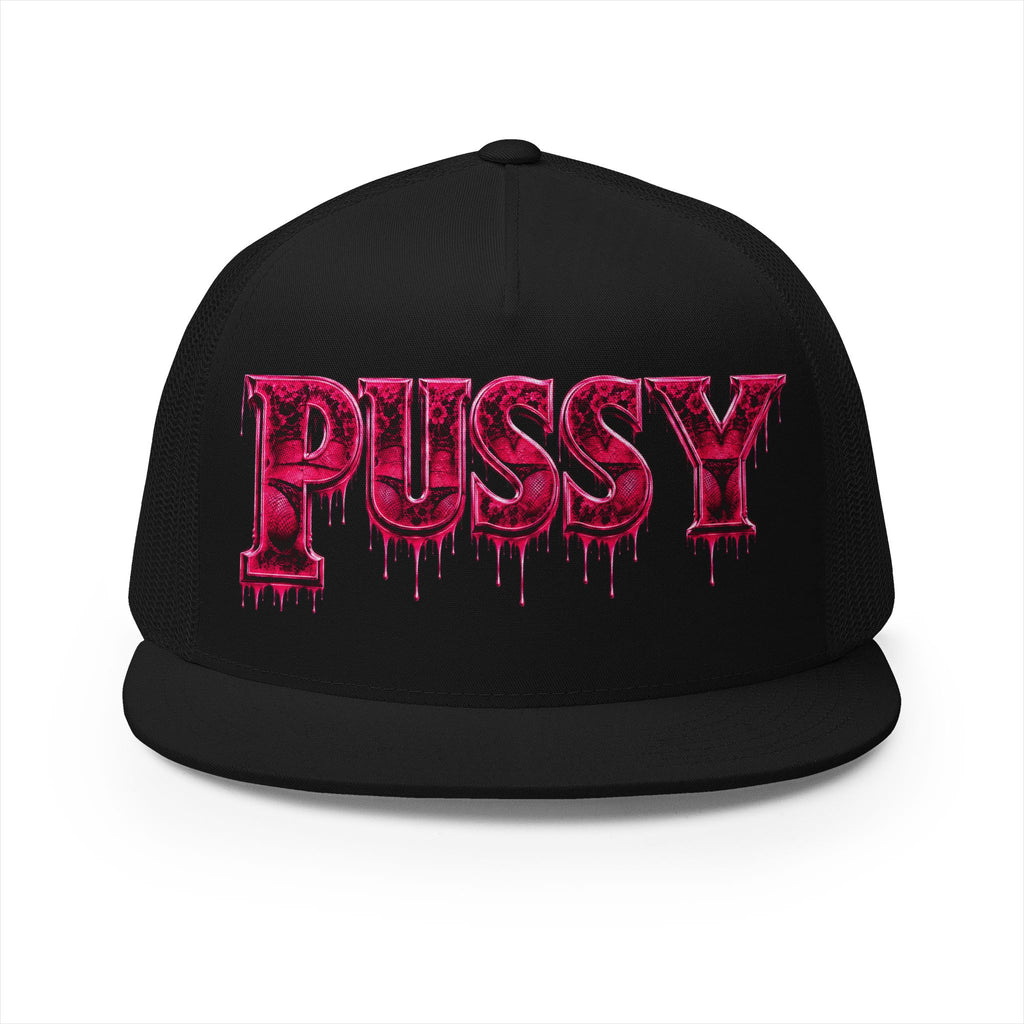 5 Panel Trucker Cap-PINK PU$$Y-SCUMMIEBEARZ™
