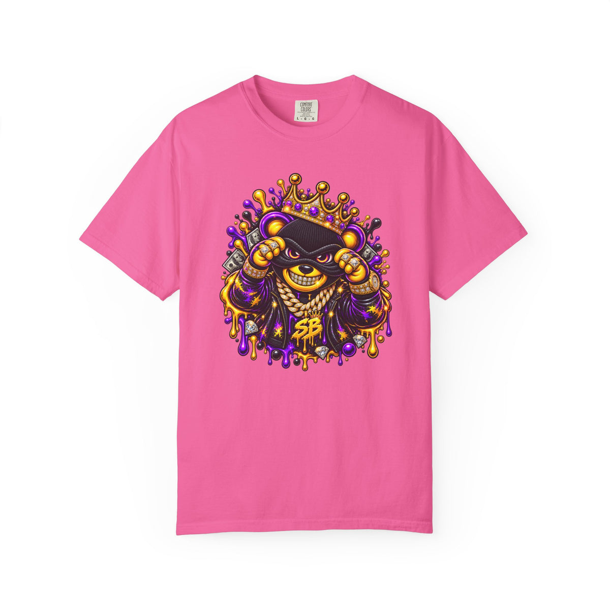 Unisex Garment-Dyed T-shirt-what you need i got it/ WHAT YOU NEED i GOT IT/CROWN MASK LOGO-SCUMMIEBEARZ™️