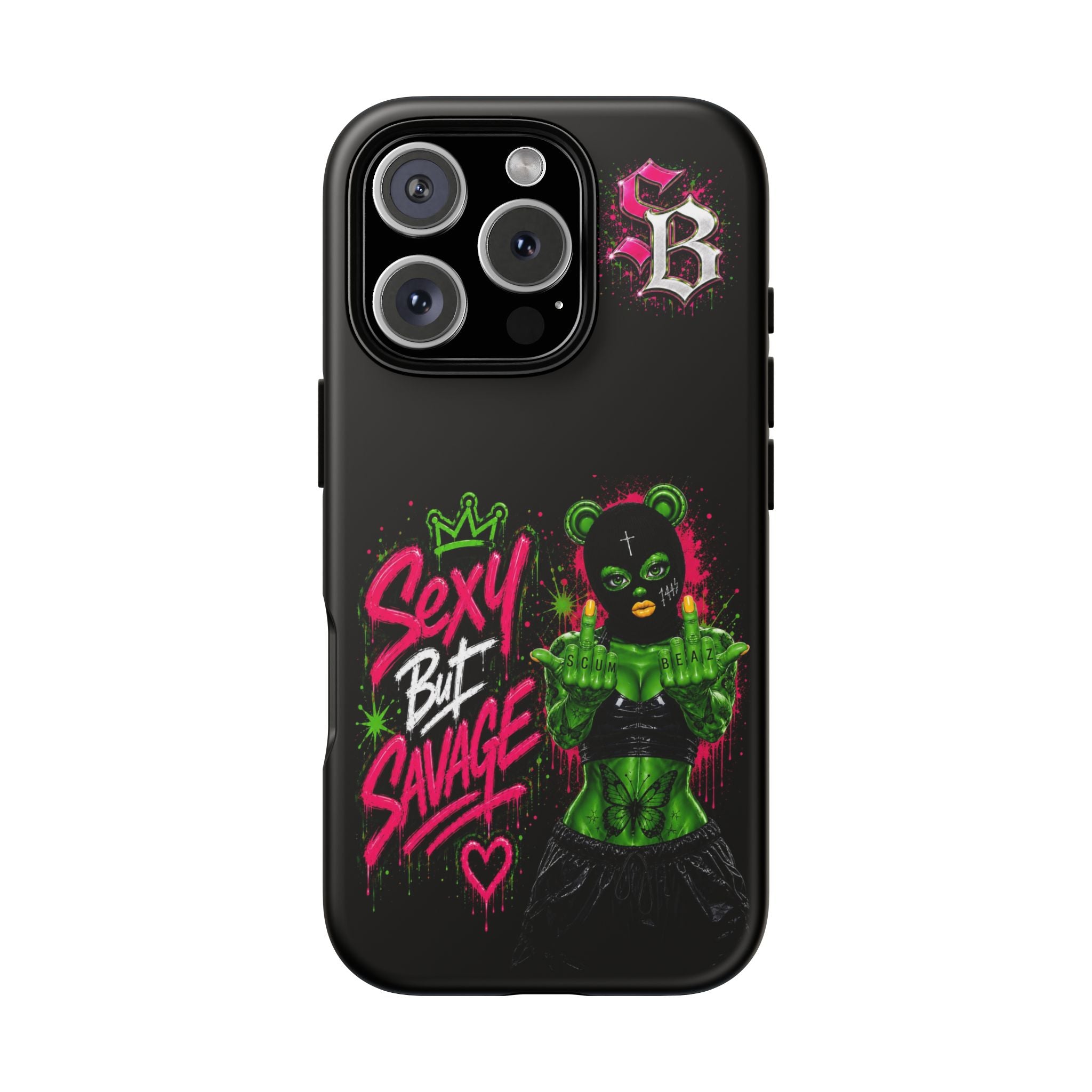 SCUMMIEBEARZ Sexy But Savage Green Remix Tough Cases