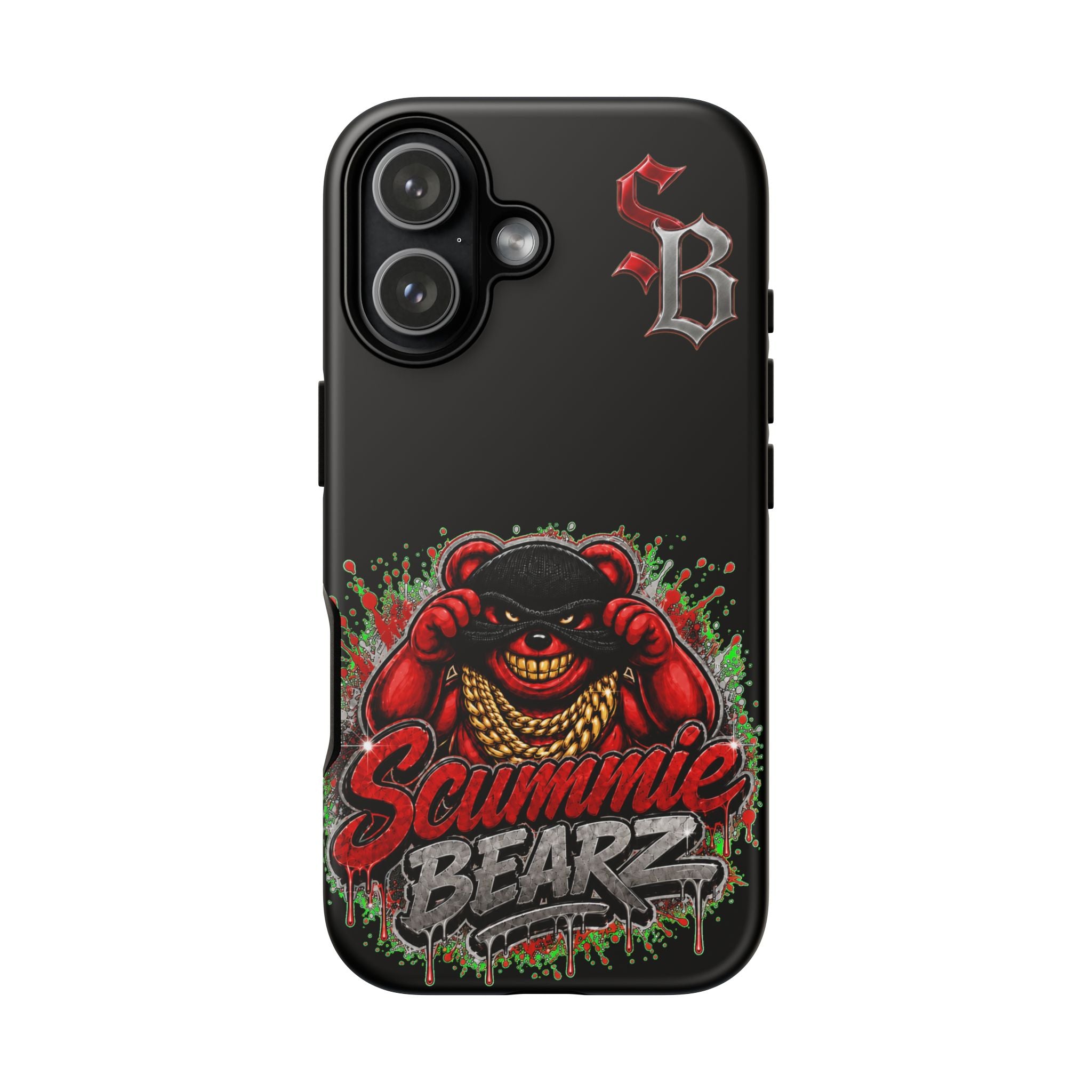 SCUMMIEBEARZ ♦️RED LOGO♦️ Tough Cases