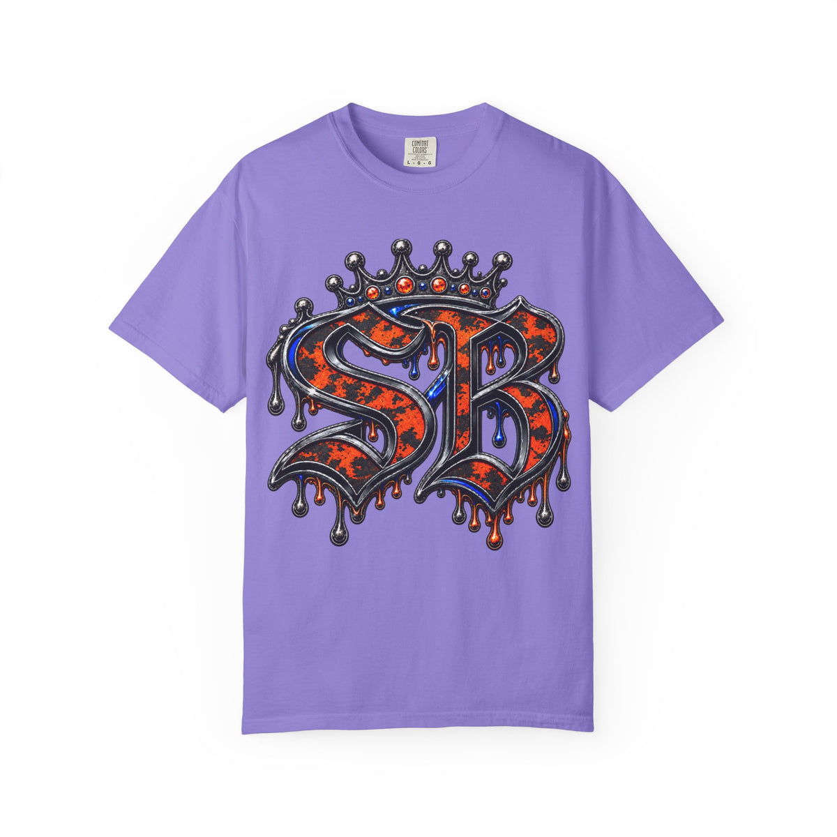 Unisex Garment-Dyed T-SHIRT- POCKET CHECK/SB LOGO-SCUMMIEBEARZ™