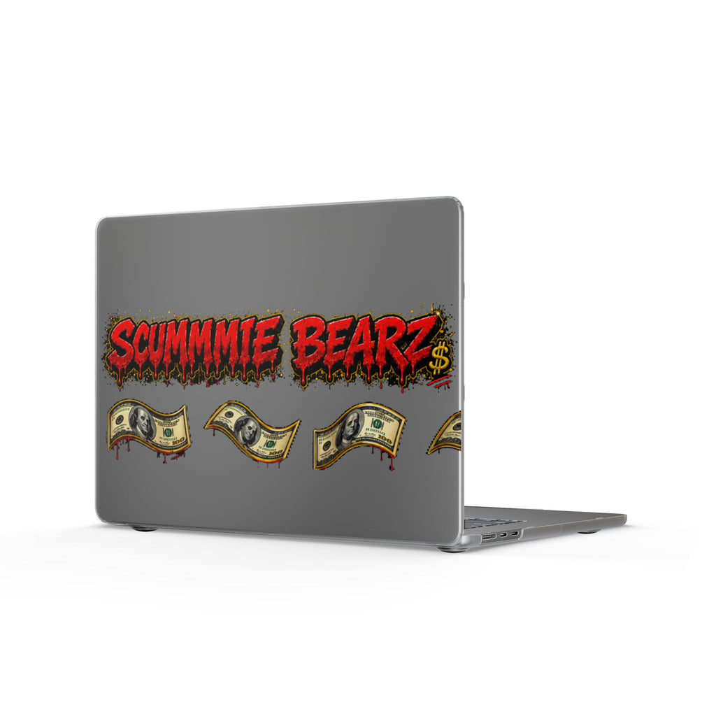 Matte MacBook Cases-RED MONEY LOGO-SCUMMIEBEARZ™