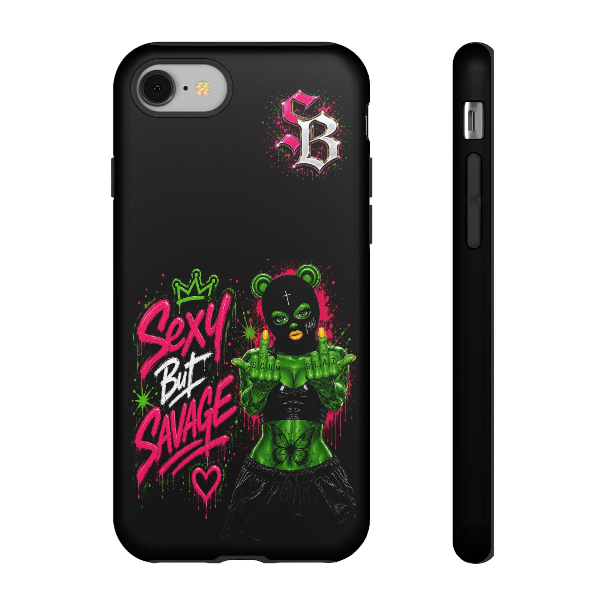 SCUMMIEBEARZ Sexy But Savage Green Remix Tough Cases