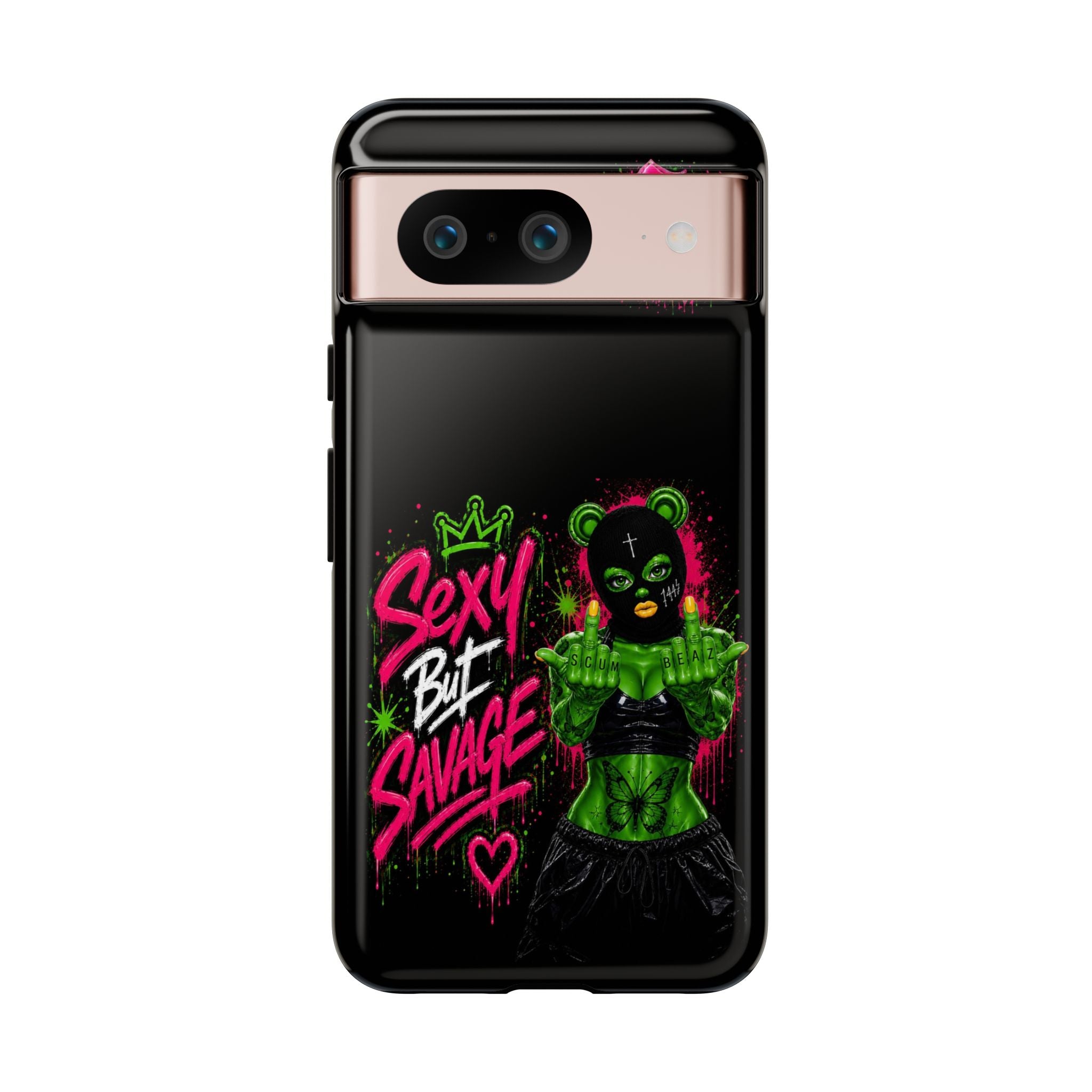 SCUMMIEBEARZ Sexy But Savage Green Remix Tough Cases