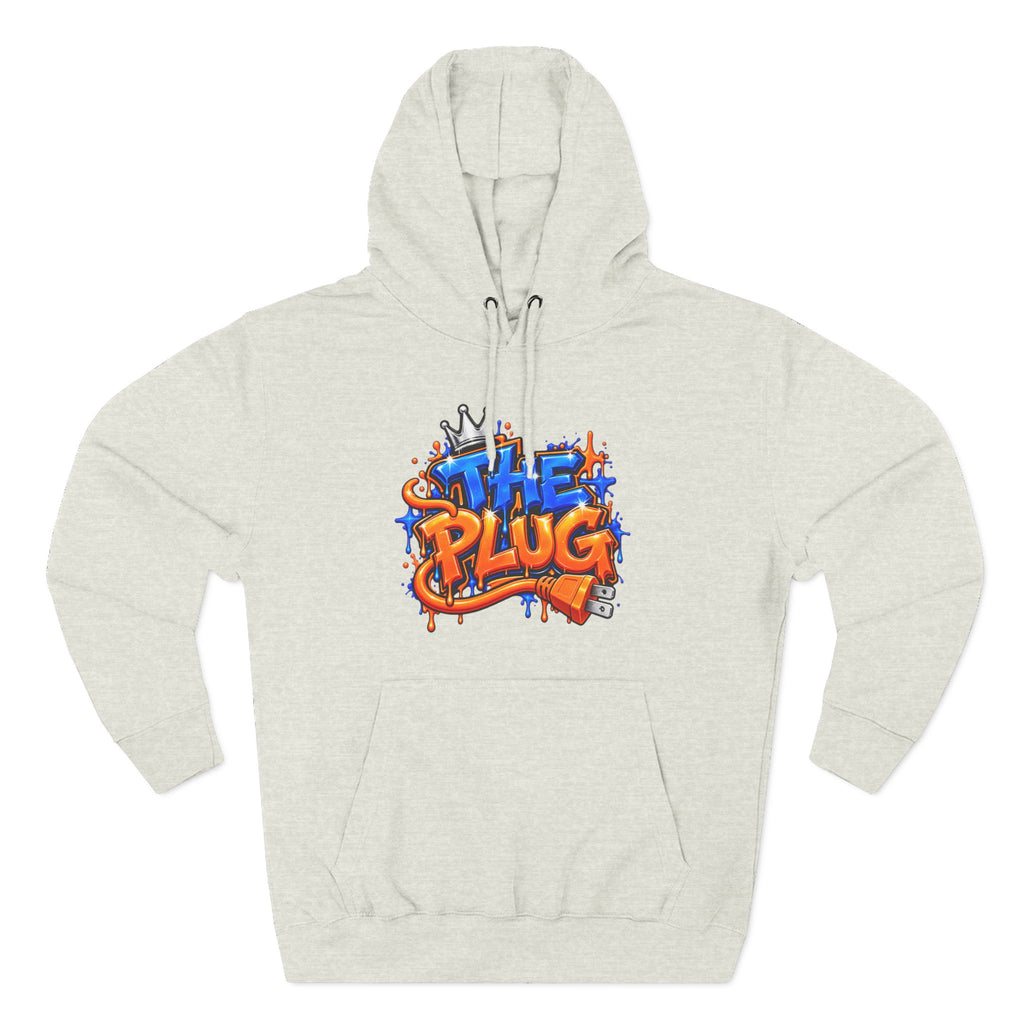 Three-Panel Fleece Hoodie-THE PLUG-SCUMMIEBEARZ™️