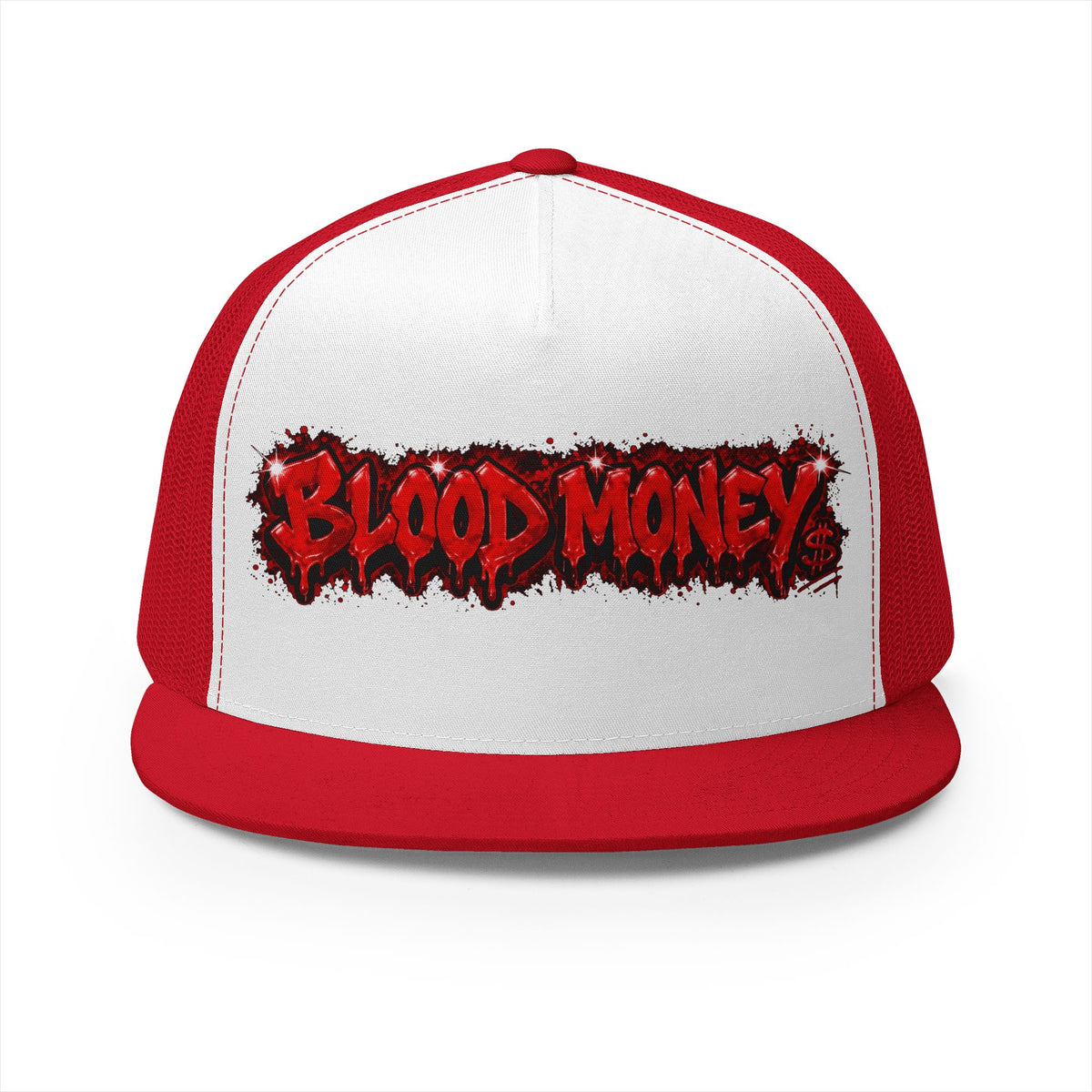5 Panel Trucker Cap-BLOOD MONEY-SCUMMIEBEARZ™