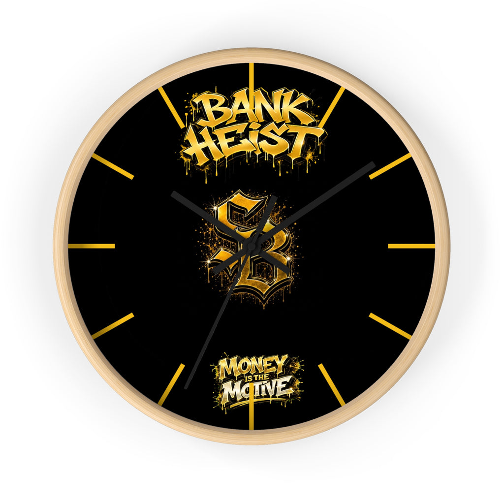 Wall Clock-Bank Heist Money Is the Motive-SCUMMIEBEARZ™️