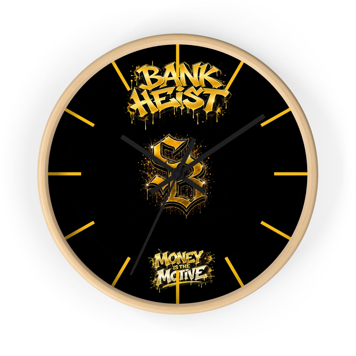 Wall Clock-Bank Heist Money Is the Motive-SCUMMIEBEARZ™️