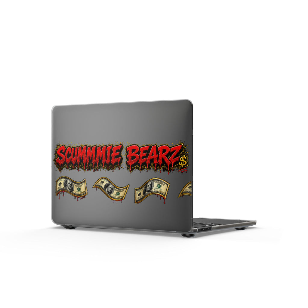 Matte MacBook Cases-RED MONEY LOGO-SCUMMIEBEARZ™