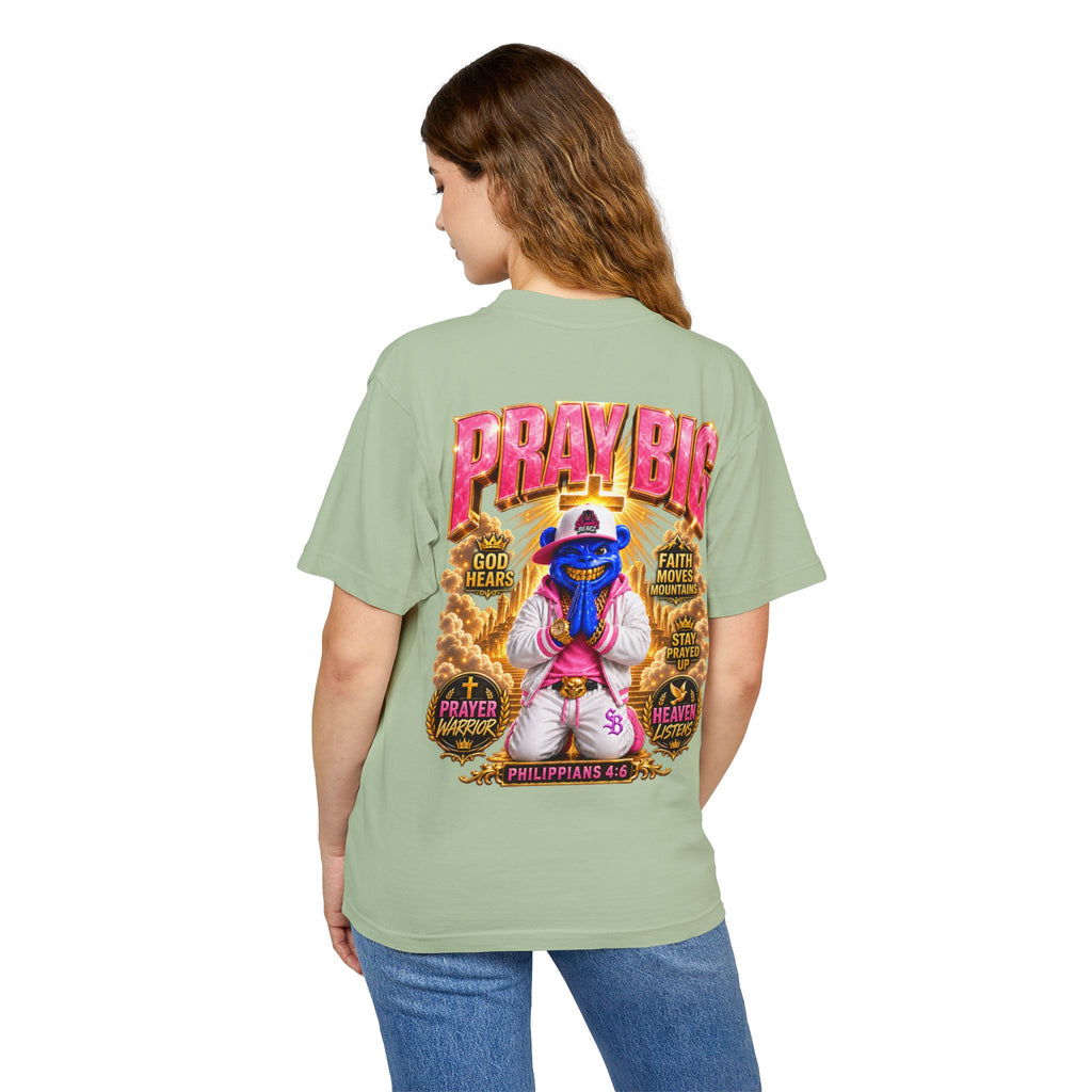 Unisex Urban Heavy Tee PRAY BIG™ | CHRISTIAN STREETWEAR TEE-SCUMMIEBEARZ™️