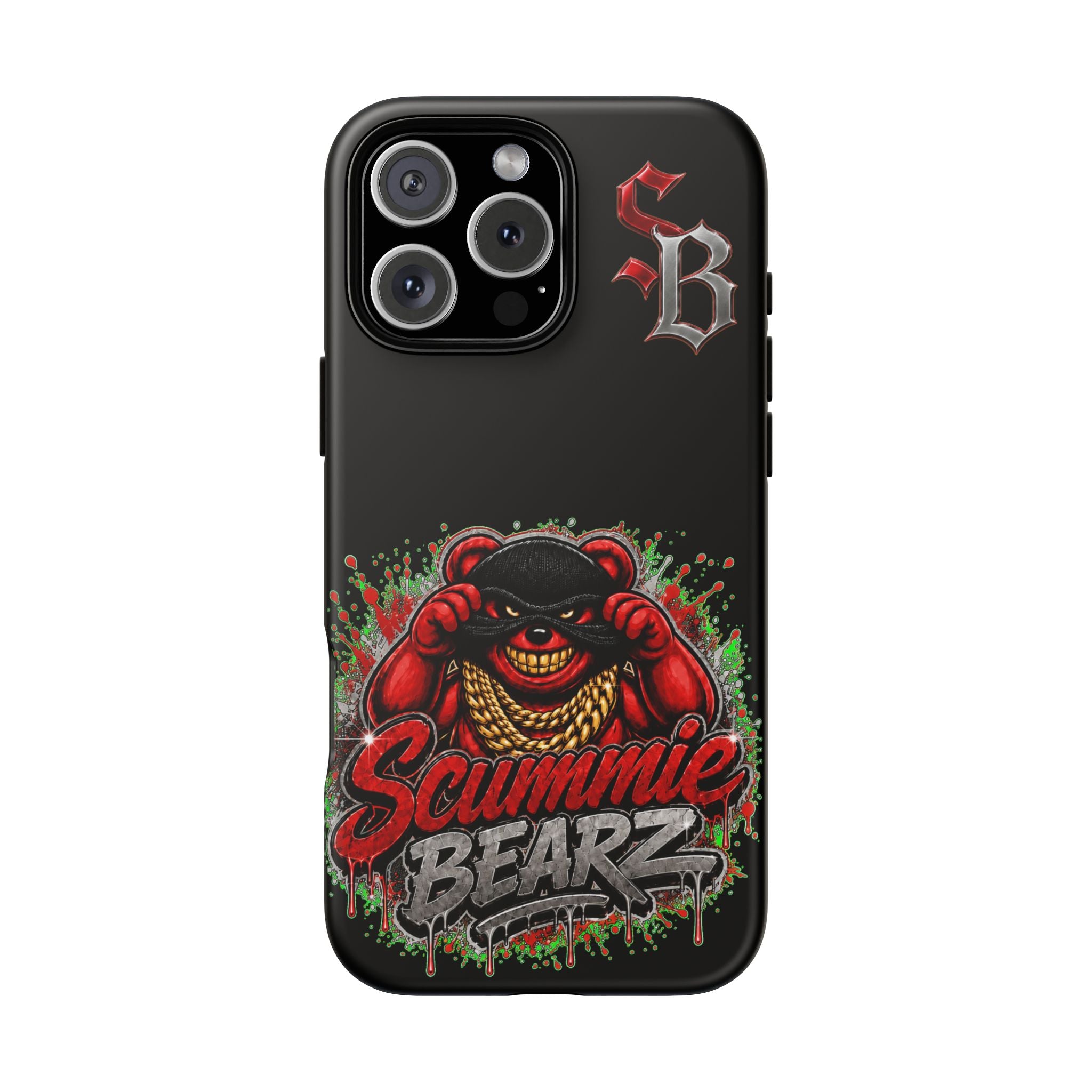 SCUMMIEBEARZ ♦️RED LOGO♦️ Tough Cases