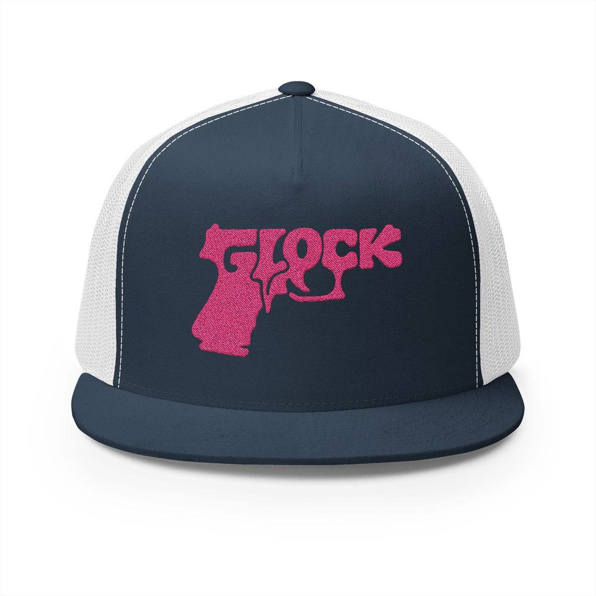 5 Panel Trucker Cap-PINK GLOCK LOGO-SCUMMIEBEARZ™️