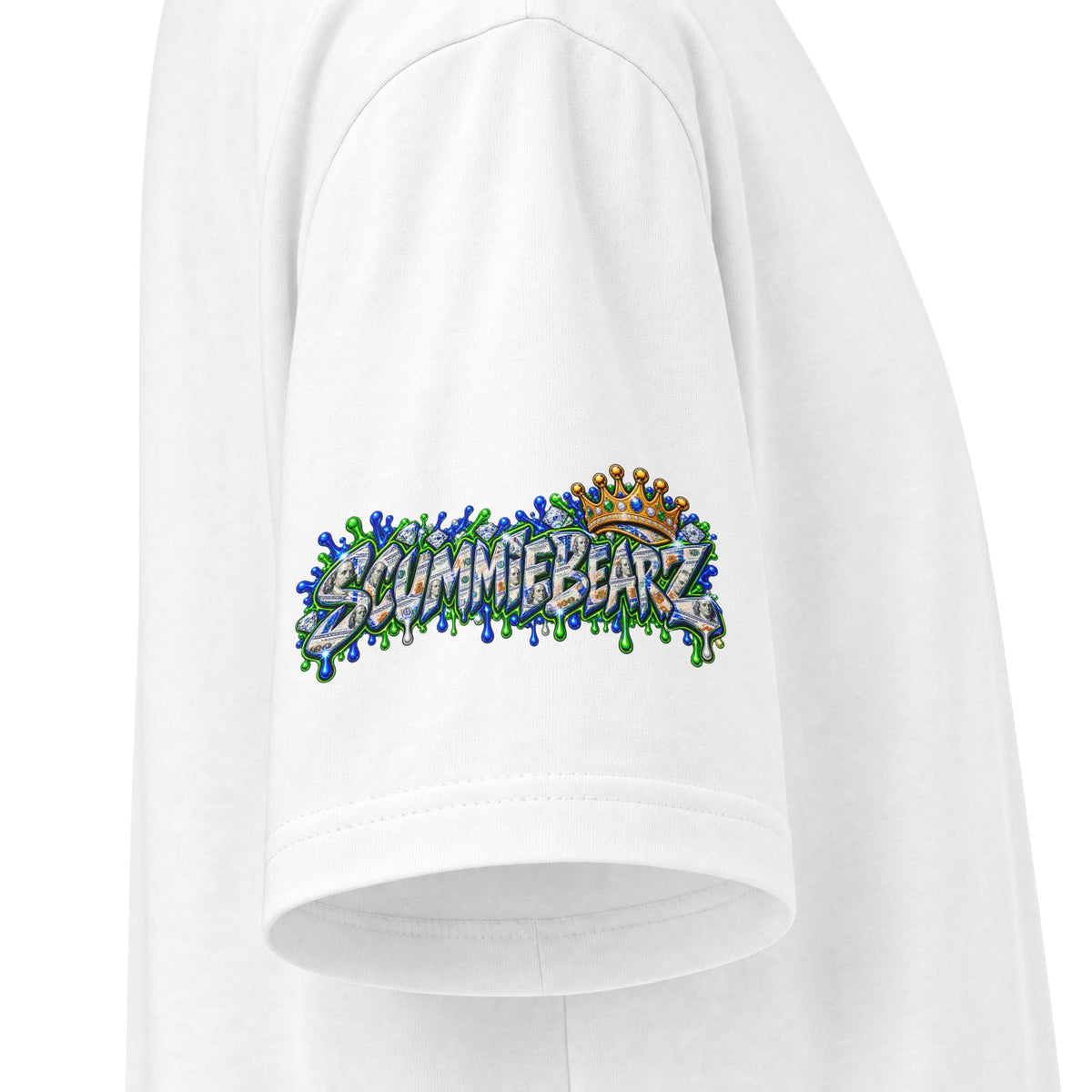 Money, Hungry Green Remix | SCUMMIEBEARZ™ Shaka Wear Heavyweight Tee