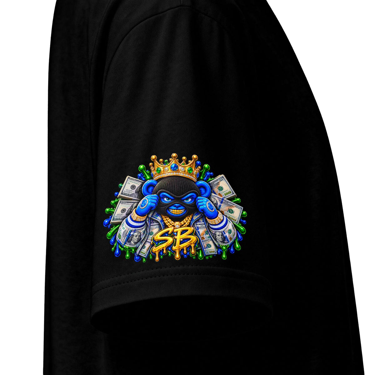 Sb Logo Paperchaser Masked Crown | SCUMMIEBEARZ™ Shaka Wear Heavyweight Tee