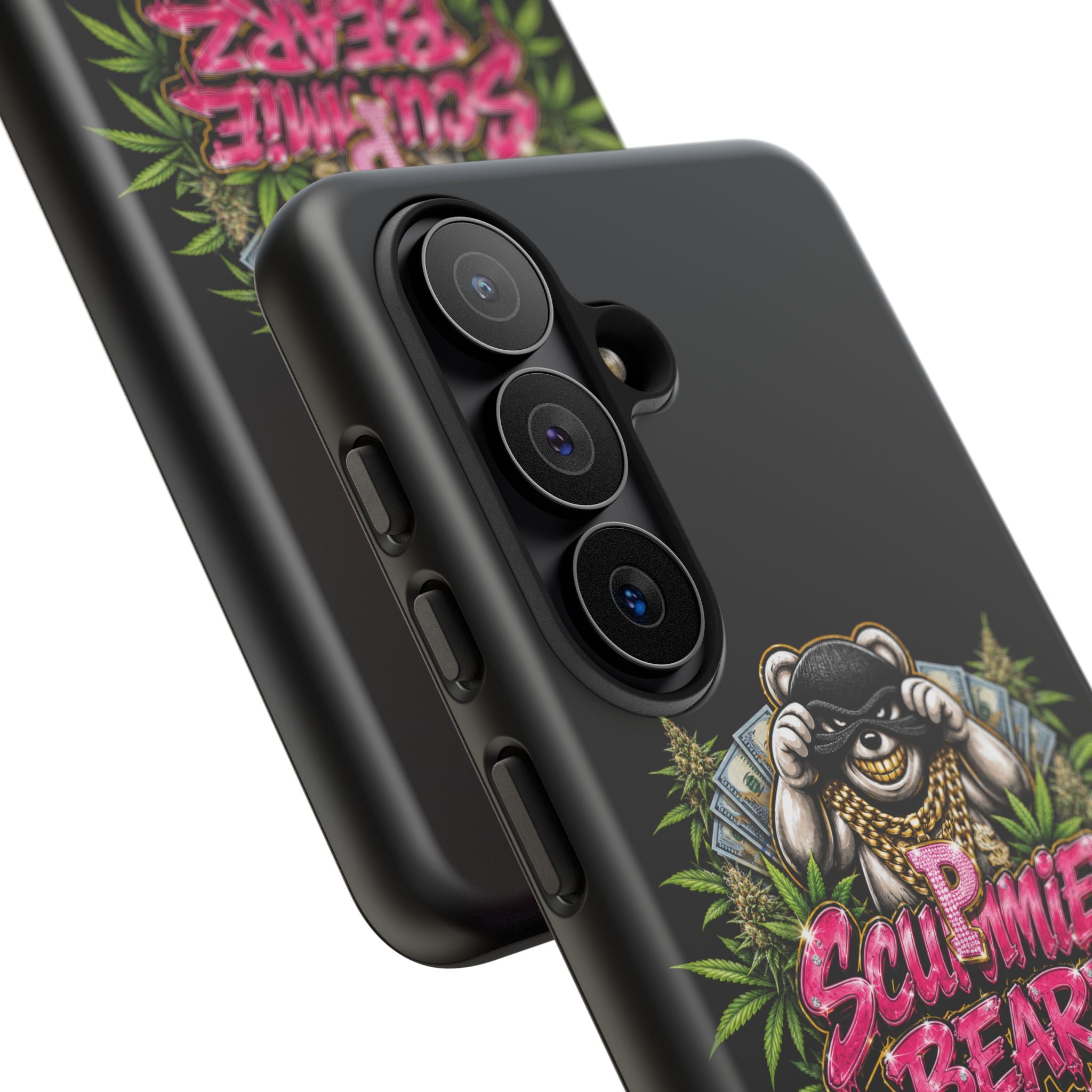 SCUMMIEBEARZ P.M.W. (P***y Money Weed) Logo Tough Cases