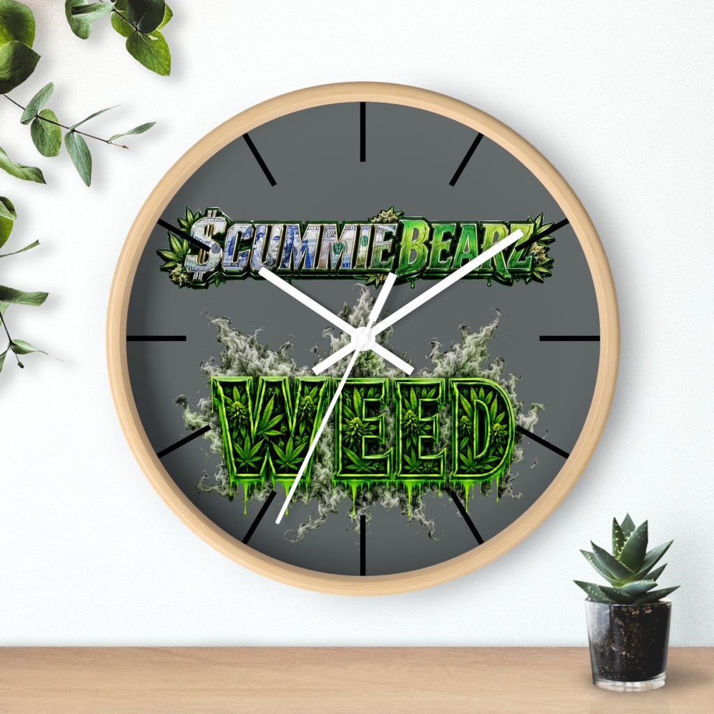 Wall Clock-Weed-SCUMMIEBEARZ™️